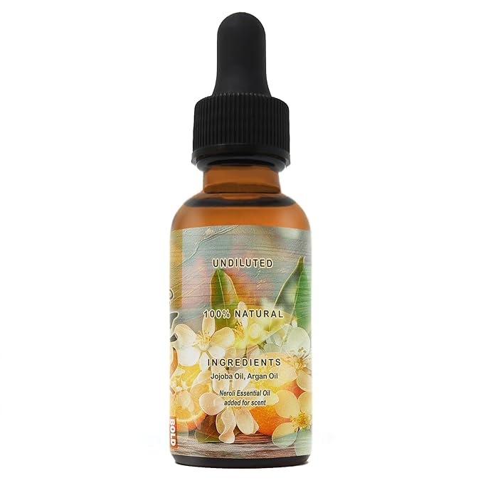 Bold Neroli Beard Oil – A Strong Real Neroli Scent (4 Fl Oz)