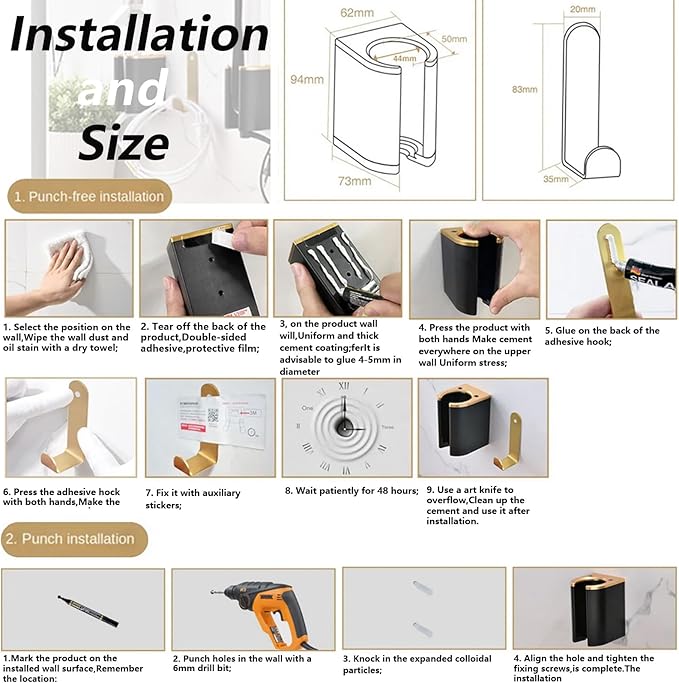 Wall Mount Holder Compatible with Dyson Airstrait HT01 Straightener Metal Storage Bracket Shelf for Airwrap/Corrale/HS03/HS01/SH05 Hair Straightener