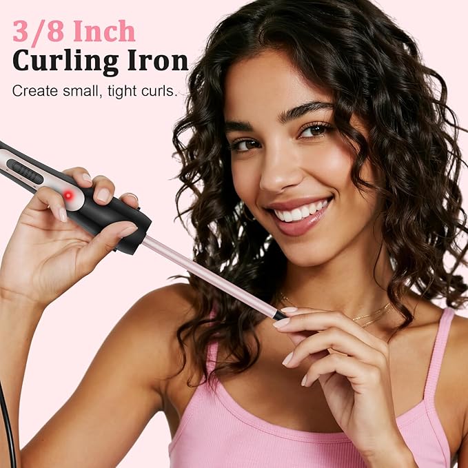 1/2 Inch Curling Iron and 3/8 Inch Small Curling Iron