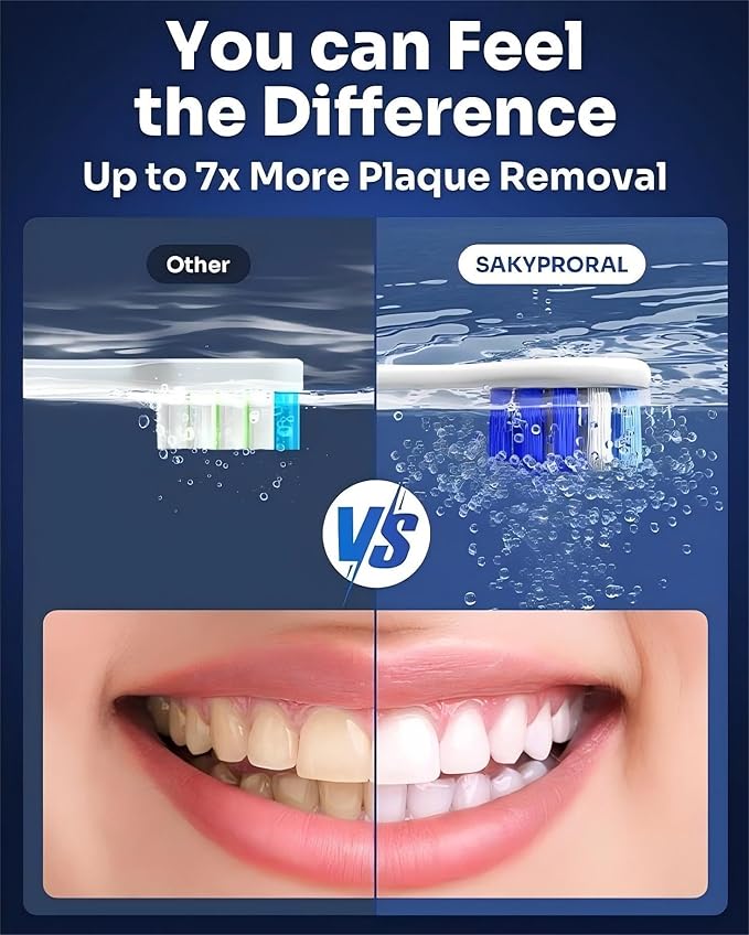 G5S Electric Toothbrush (White) + Ultra White Toothpaste 2 Pack 150-Day Rechargeable Toothbrush Visibly Whitens Yellow Teeth