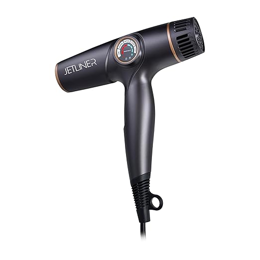StyleCraft Professional Hair Dryer – Instinct-X with Brushless Motor &amp Digital Display Sage Lightweight Blow Dryer JetLiner x Silver Bullet with Digital Motor – Includes Nozzles &amp Diffuser