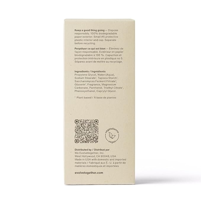 evolvetogether Aluminum Free Natural Deodorant Duo for Women &amp Men | Orange Blossom &amp Jasmine | Neutralizes Odors Soothes Skin | Vegan &amp Cruelty-Free | Taormina 1.69 Oz