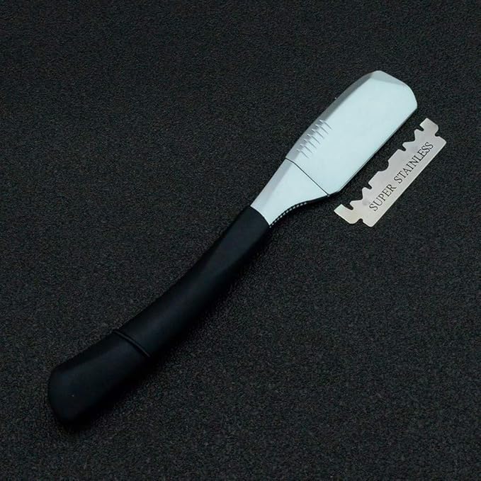 DE Razors 10 Blades Manual Shaver Salon Barber Razor Beard face shaver underarm hair removal Body shaving men shave eyebrow