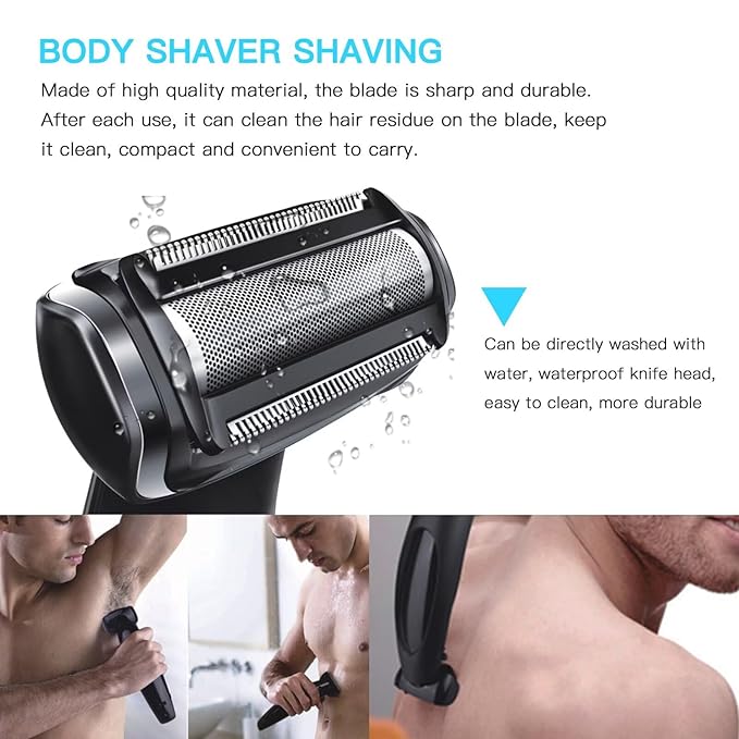 Body Shaver Attachment for Select QuickGroom Groomers QG3320 QG3321 QG3322 QG3327 QG3329 QG3330