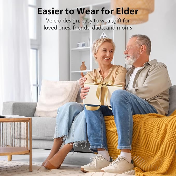CINCOM Leg Massager for Circulation and Pain Relief Air Compression Calf Foot Massagers Helpful for Relaxation Gifts for Mom and Dad (with 2 Extensions)