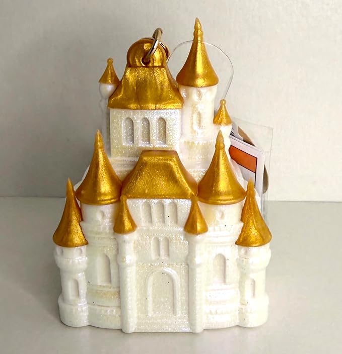 Bath and Body Works Princess Light-up White and Gold Castle Pocketbac Hand Sanitzer Holder