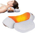 Pillow Traction Massager 2026 New for Neck Hump - 3-In-1 Cervical Neck Pillow with Heat Therapy Memory Foam for Shoulder Neck Pain Relief Ergonomic Massager Gray(Plug-In Only Not Battery-Powered）