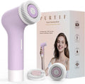 Electric Facial Cleansing BrushRechargeable Silicone Face Scrubber exfoliatorFace Wash Machine3 SpeedsWaterproof Exfoliating &amp Massagefor Women &amp Men Skincare