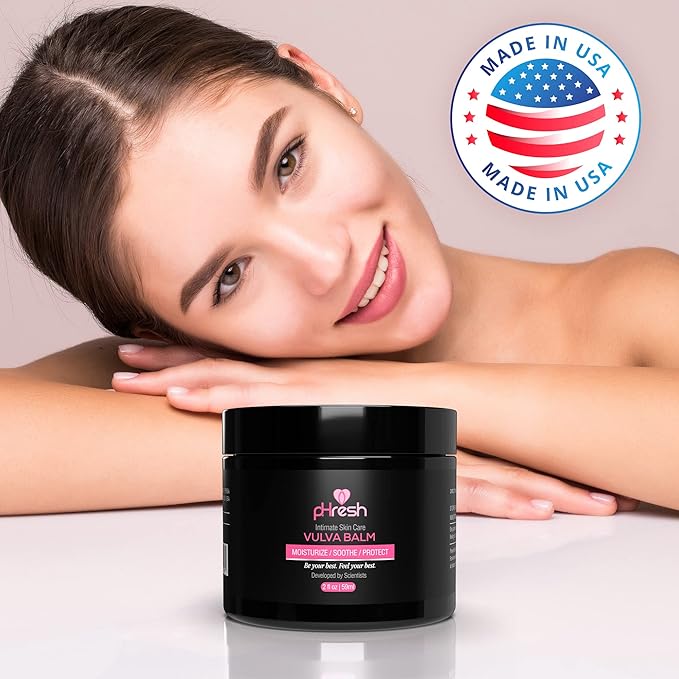 Feminine Care Vaginal Balm – Organic Soothing Vulva Topical for Women – Deeply Moisturizing Anti Itch Balm for Sensitive Skin – No Gluten No Parabens – Gentle Formula Intimate