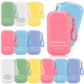 24 Pack Mini Hand Sanitizer Spray with Keychain Hand Sanitizer Mist Travel Size Bulk for Gym Purse Backpack Scent Moisturizing Hydrating Thank You Appreciation Gift for Employee Coworker Teacher