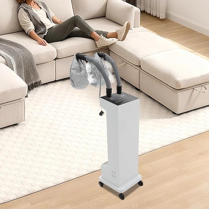 650W Hair Steamer Machine Professional Hair Color Processor w/ 5 Specialized Modes Adjustable Multifunctional Treatment-Heated Micro Mist Steamer for Home Salon Spa