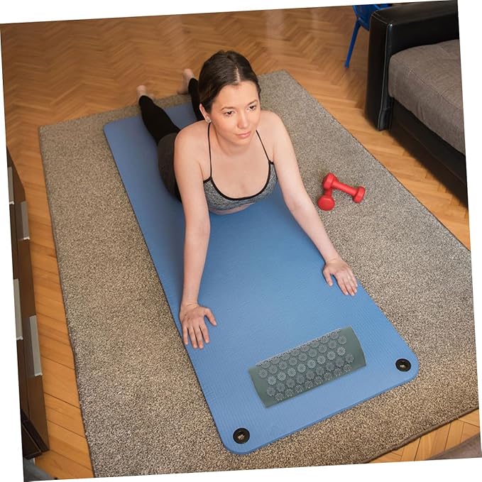 VALICLUD Acupressure Massage Mat Shiatsu Massage Pillow Set Non-Slip Surface Washable Acupuncture Therapy Cushion Neck and Back Relaxation