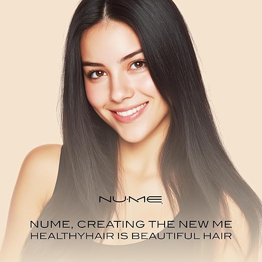 NuMe Fashionista Flat Iron - 1” Tourmaline Hair Straightener - Tourmaline Ceramic Plates - Professional Salon Hair Straightening Styling Flat Iron - Programmable Auto Shut Off - Blush