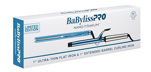 Nano Titanium Ultra-Thin Hair Straightener Professional Flat Iron 5-Inch Extended Plates for Faster Straightening for All Hair Types