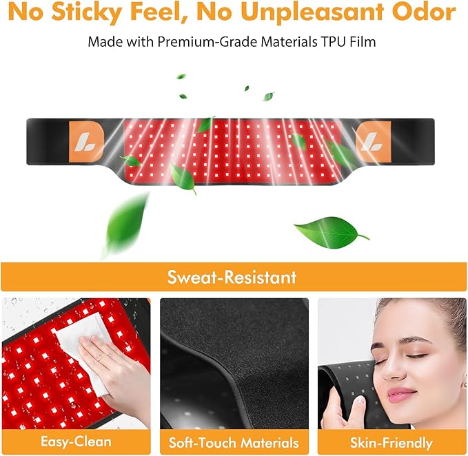 Red Light Therapy Belt with Remote 120 LEDs 660nm &amp 850nm Infrared Light Therapy Wrap for Body 20W Highest Power Timer 5 Level Adjustable LEDs Light Therapy Belt for Back Shoulder Waist Muscle