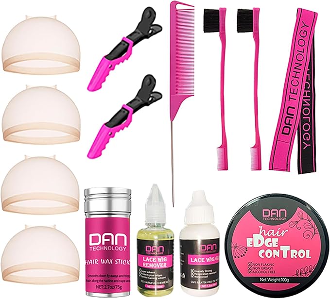 500°F hot Comb Hair Straightener and Wig Installation kit