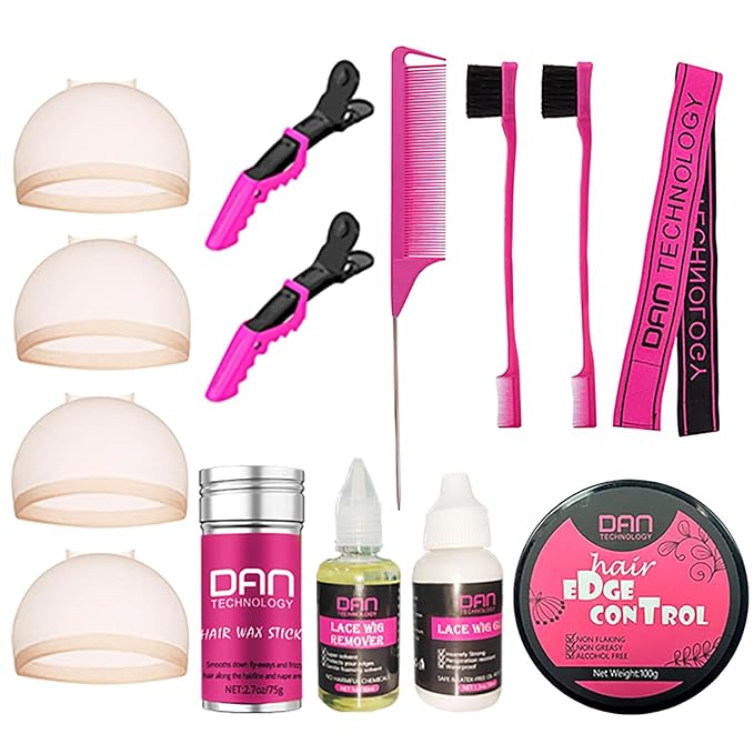 500 Degree hot Comb Hair Straightener and Wig Installation kit