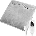 Electric Heating Pads Foot Warmer Heated Cover Feet Hands Legs Back Warmer Body for Men and Women 6 Heat Levels and 4 Timers Home School Office Outdoor Winter (US/EU/UK)