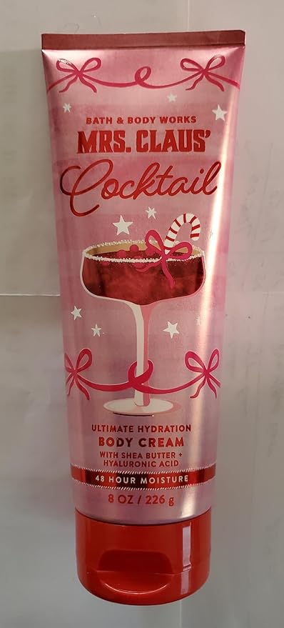 Bath &amp Body Works Mrs Claus Shower Gel Body Wash Body Lotion and Ultimate Hydration Body Cream 3 Piece Set