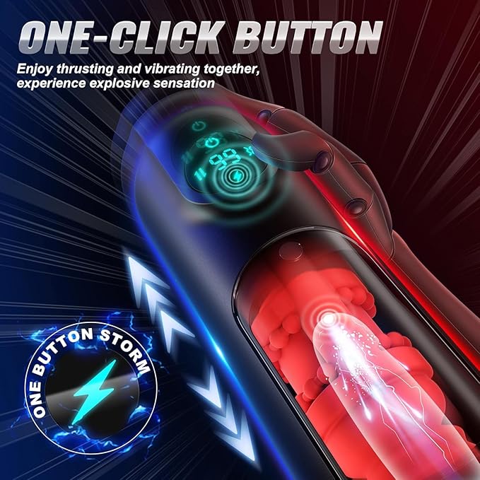 Automatic Stroking Machines Male Masterburbatar Hands Free Mastusbafor Viboators Sucking Men Thrusting Machine Devices Suction Adult Toy Auto Bj Pocket Puzzy Man Masturebstor Electric Sweater RTB965