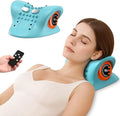 Neck Massager 2026 Portable Neck Traction DeviceCervical with Heating &amp Vibration–Relieve Muscle Tension4-in-1 Neck Customizable Massage Modes with Wireless Remote Control