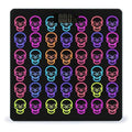 Smart Scale for Body Weight Digital Bathroom Weighing Scale Energy Saving Scale Neon Skulls