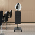 Hair Steamer and Hair ProcessorNano Hair Steamer Anion Hair Color Processor Stand Up Base Salon Spa EquipmentSteam Cap (Black)