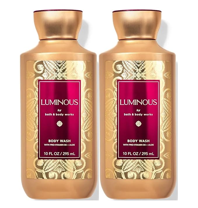 Bath &amp Body Works Luminous Signature Collection Shower Gel For Women10 fl oz Pack Of 2 (Luminous)