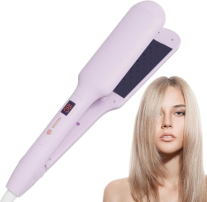 3D Grid Professional Volumizing Hair Crimping Iron Hair Fluffy Corrugated Iron 1.5 Inch Lasting Volume Increase Hair Volume Hair Volumizer Artifact Styling Tool