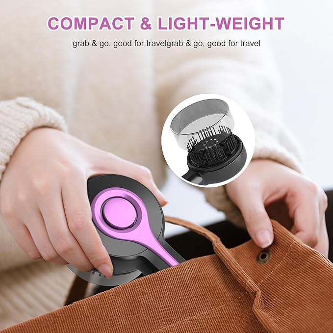 Yi Dong Electric Scalp Massage Comb with 4500mm² 66 Nodes 3 Modes Built-in 3ml Essential Oil Reservoir Type-C Rechargeable - Long-Lasting Hair Care Gift