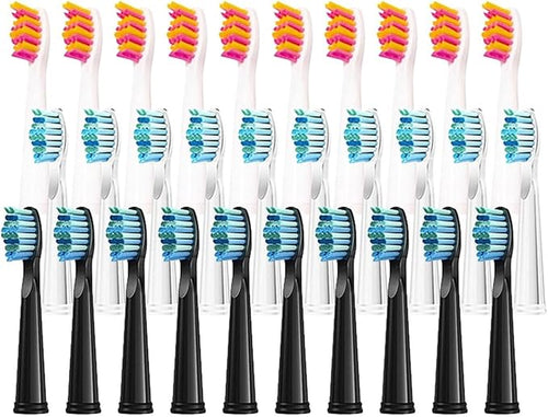 20 Pcs Replaceable Brush Heads RefillCompatible for Seago Electric Toothbrush FW/SG 507/508/515/551/917/959(20 Pink)