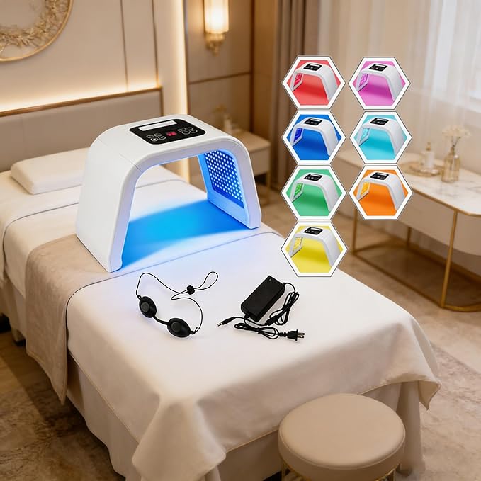 Red-Light-Therapy7 Colors led face Light Machine for Skincare at Home