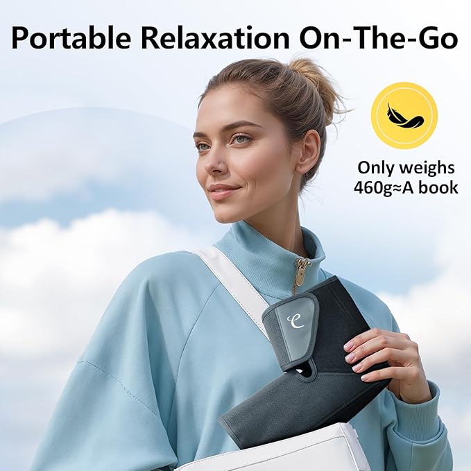 Comfytemp K1007 Air Compression Therapy Device Portable Foot Massager for Circulation and Pain Relief K251623 FDA Cleared