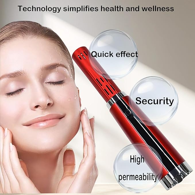 11.0 Pro Terahertz (THZ) Energy Blow Wand | Electric Massage Device | Quantum Wellness Tool | Body &amp Water Revitalizer | High-Frequency Warm Air Wand | U.S. Plug