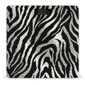 Black and White Zebra Print Scale for Body Weight Accurate Digital Bathroom Scale Toughened Glass High Precision Scales Smart Weight Scales with Large LCD Backlight Display Weighing Machine
