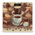 Coffee and Sweets Sugar Chocolate Scale for Body Weight Safe Rounded Corners Tempered Glass Digital Bathroom Scale LED Display 400lb Capacity Weight Scales with High Precision Sensors
