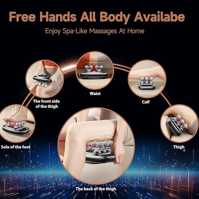 12 Heads Muscle Massage Gun Deep Tissue with 3 Model &amp 30 Levels Cordless Quiet Back Massager for Pain Relief Deep Tissue Neck Massager Birthday Gifts for Men 4k Smart Display