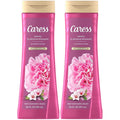 Caress Moisturizing Peony &amp Almond Blossom Body Wash for Fresh Smooth Skin Body Soap to Soothe &amp Unwind 20 Fl Oz (Pack of 2)