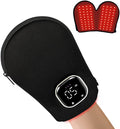 LOVTRAVEL 660nm Red Light Therapy Glove for Hand 850nm Near Infrared Light Device Mitten with Auto-Off Timer Rechargeable Pad for Hands Fingers Wrist Arthritis Joint Pain Relief
