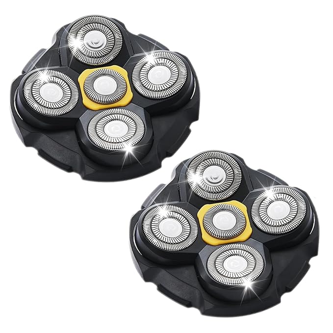 2 pcs Shaver Replacement Blades Compatible with MicroTouch Titanium Head Shaver