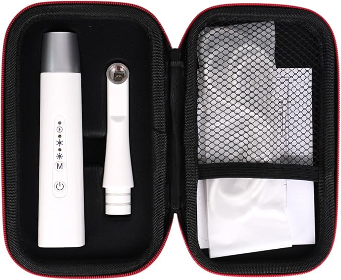Red Light Therapy Wand for Cold Sore TreatmentScientifically Designed Wavelength &amp Intensity Infrared &amp Red Light for Face Lips Nose &amp Ears Rechargeable &amp Portable Cold Sore Treat