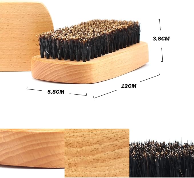 Shaving Brush Set Foam Soap Wooden Beard Brush Comb Head Styling Accessories