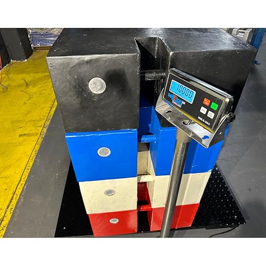 SellEton SL-4x4-5k-NN 48 x 48 (4' x 4') Industrial Floor Scale Pallet Size/Warehouse Shipping | 5000 lb x 1 lb