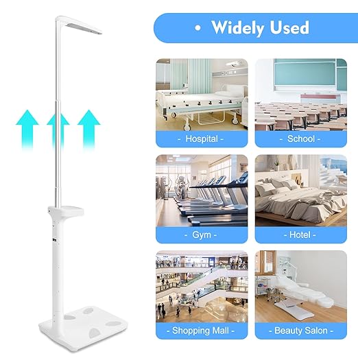 110V Multifunction Physician Medical Body Weight Scale 440lb Capacity Digital Bathroom Health Weight Monitor Electronic Height and Weight Physician Scale Digital Doctor Medical Scale