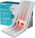 Homedics ShiatsuFlex Massage Cushion Advanced Shiatsu Therapy FlexTrack Technology Deep-Kneading for Pain Relief in Back Shoulders &amp Leg Muscles Soothing Heat Lightweight &amp Portable