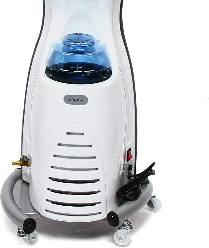 LOYALHEARTDY 7 in 1 Professional Hair Steamer White Hair Steamer Professional Hair Steamer Hydrating Moisturizing Metal