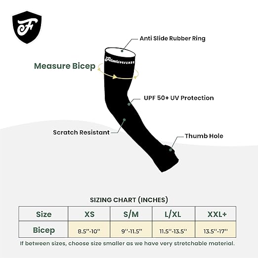 FARMER'S DEFENSE Gardening Arm Sleeves|UV Cooling Protective Sleeve Women &amp Men|Anti-Scratch Cover Sun UPF Outdoor Protection - Lavender - XXL