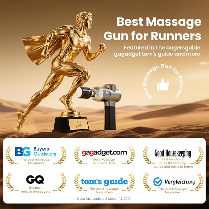 BOB AND BRAD C2 Pro Massage Gun with Heat and Cold Therapy FSA Eligible &amp HSA Approved PT-Developed Deep Tissue Back Massager for Athletes Men &amp Women — Birthday &amp Holiday Gifts