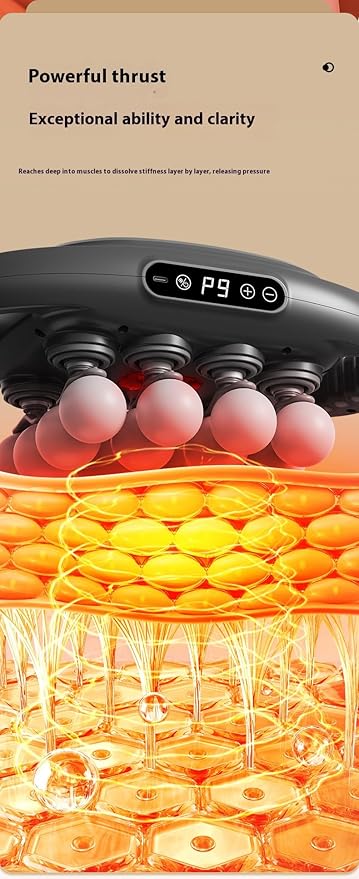 16-Head Massage Gun Deep Tissue Back Massager Electric Handheld Massager 2026 new Model for Back Shoulders Legs Muscle Pain Relief Ideal Gifts for Women Men Mom and Dad