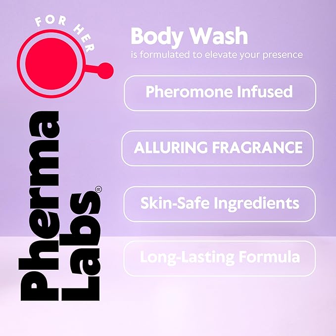 Women's Body Wash with Pheromones 9.6 Fl Oz (All Day Scent)